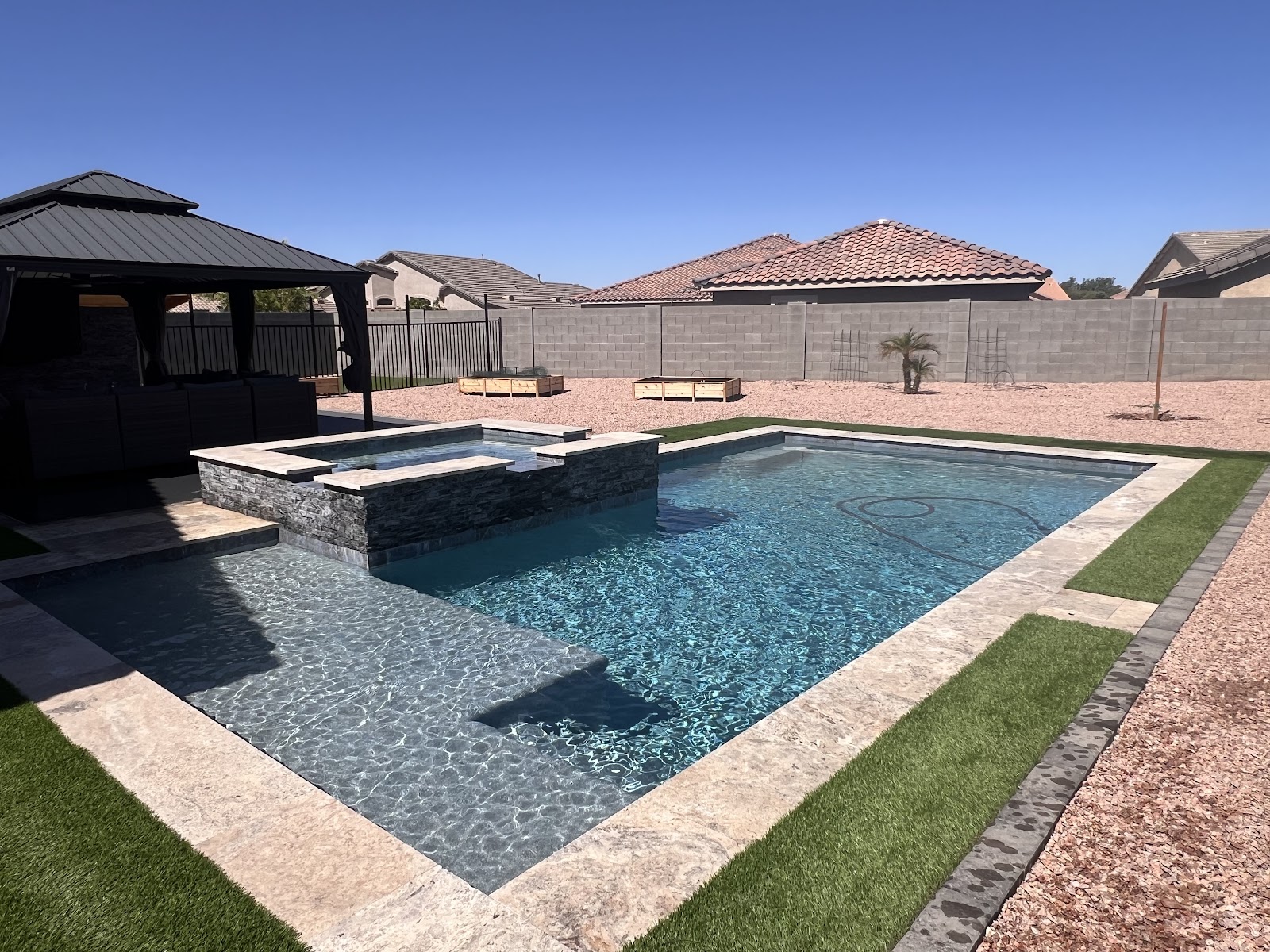 Custom Pool and Landscaping Project